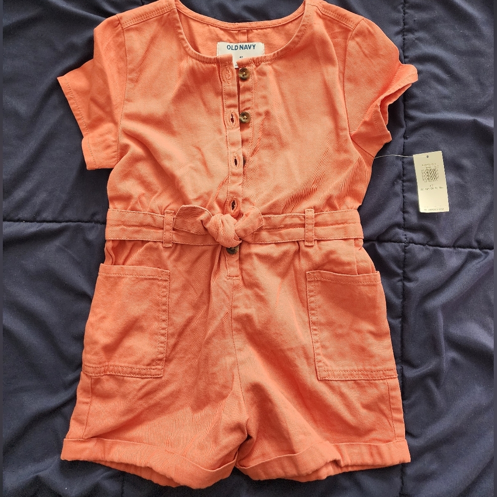 Old navy overall toddler girl 4T